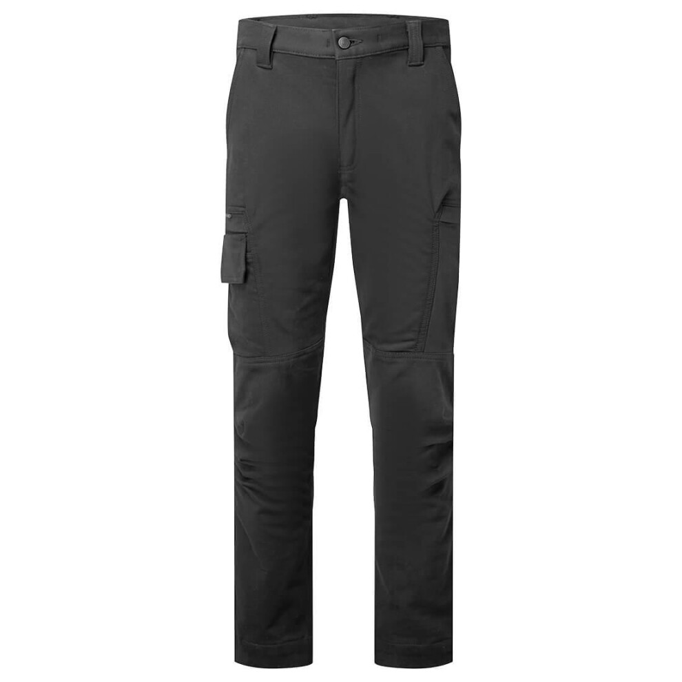 (28R, Black) Portwest Mens Winter Work Trousers
