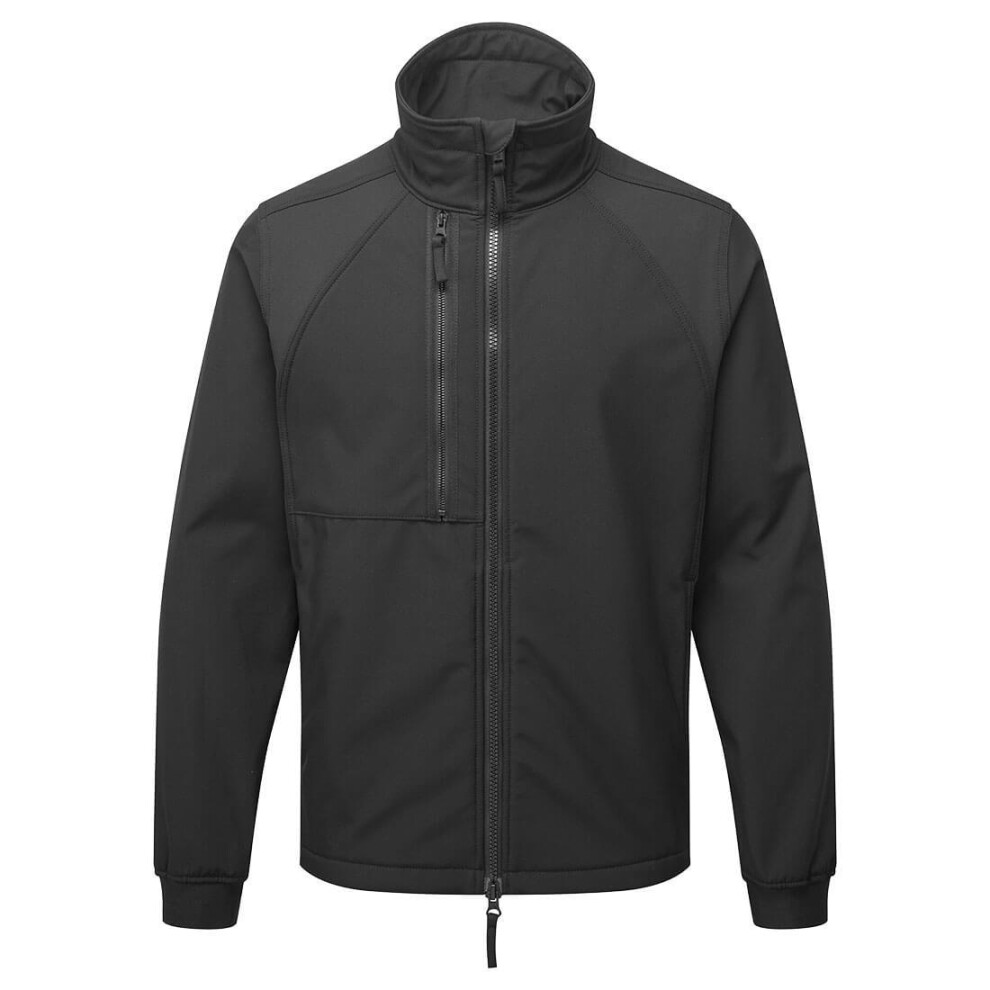 (4XL, Black) Portwest Mens WX2 Eco 2 Layer Soft Shell Jacket