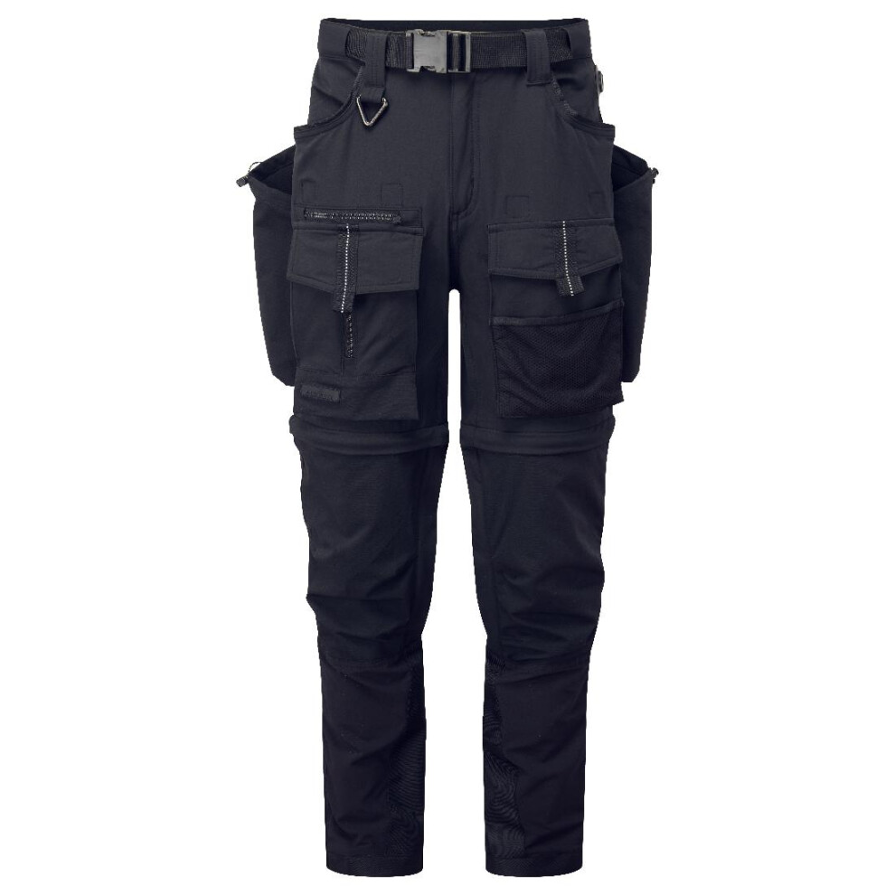 (33R, Black/Yellow) Portwest Mens Ultimate Modular 3 in 1 Trousers