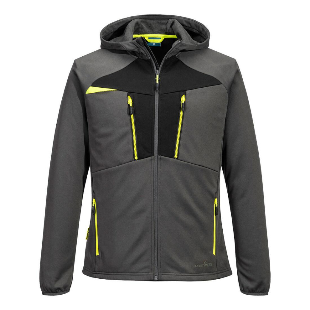 (S, Metal Grey) Portwest Mens DX4 Technical Fleece Jacket