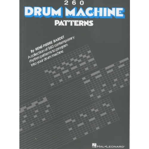 260 Drum Machine Patterns by RenePierre Bardet Other Book