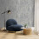 Muriva Muriva Etta Texture Blue Gold Wallpaper 225501 5