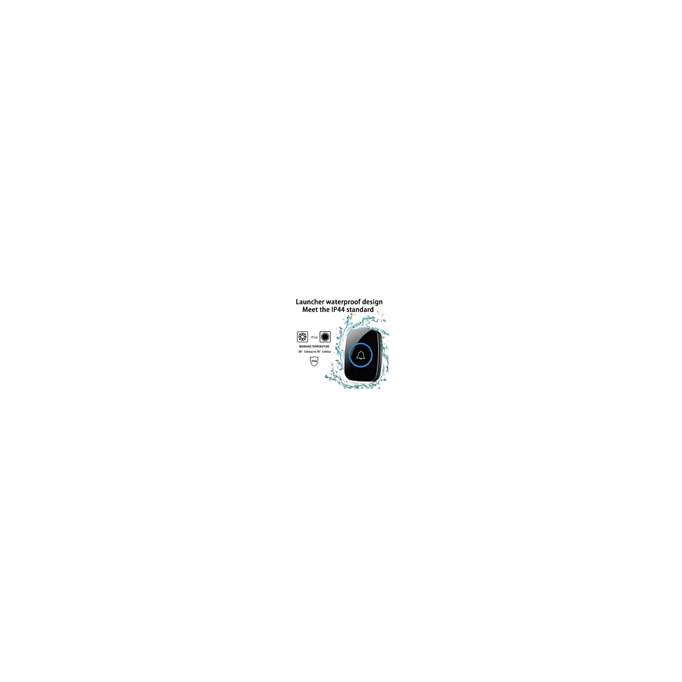 Waterproof Wireless Door Bells 1000Ft Long Range Battery Home Cordless Doorbell 60065971