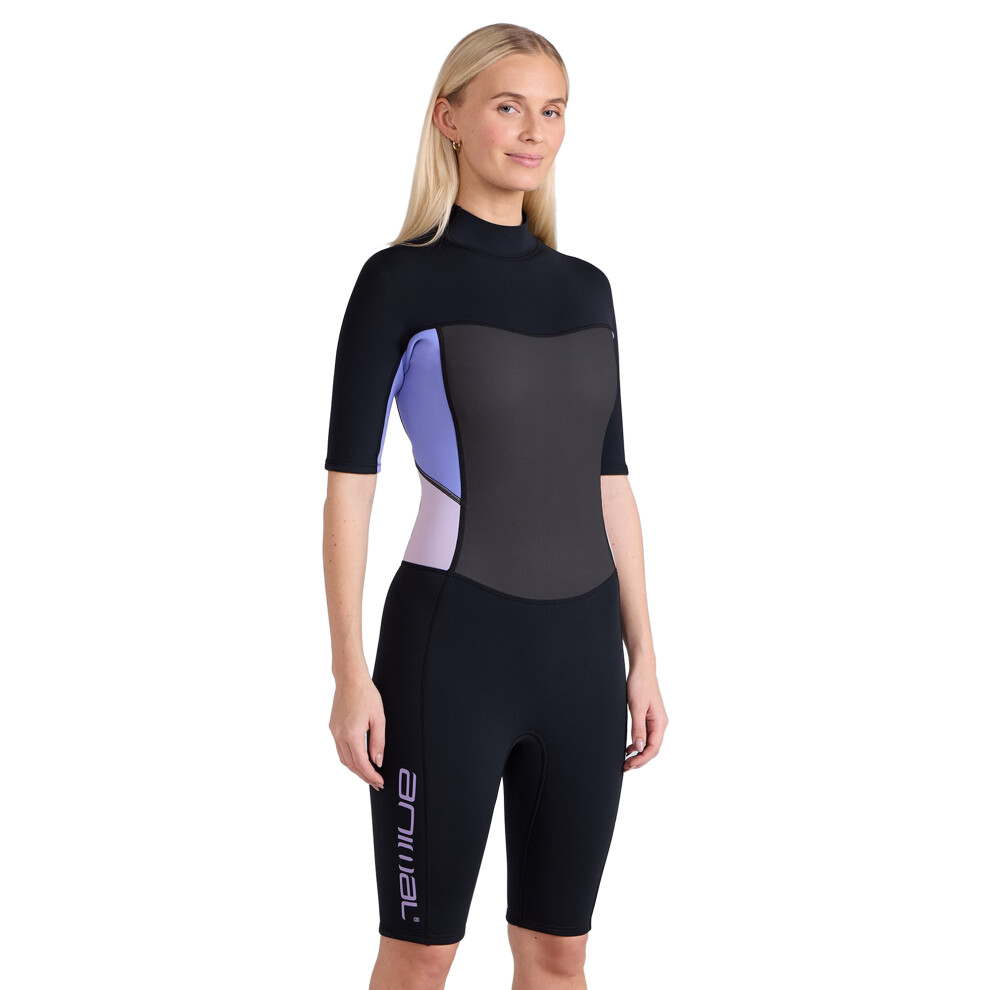 (16 UK, Lilac) Animal Womens/Ladies Nixie Wetsuit