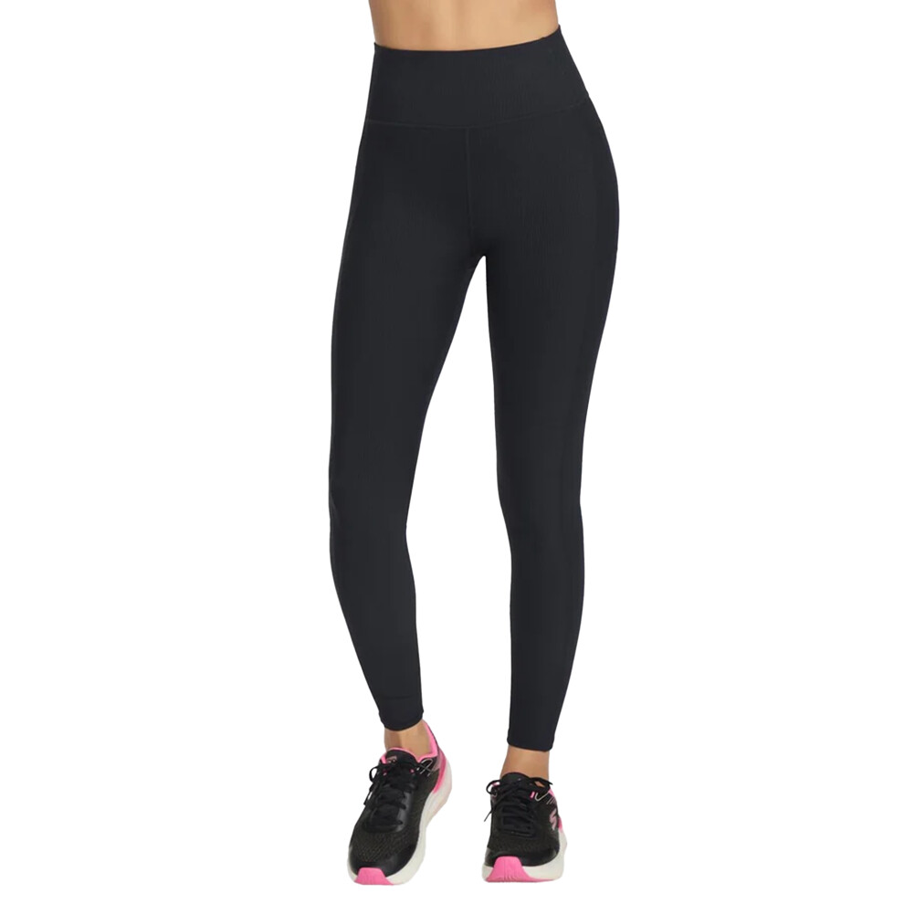 (XL, Black) Skechers Womens/Ladies Go Flex Ribbed Leggings