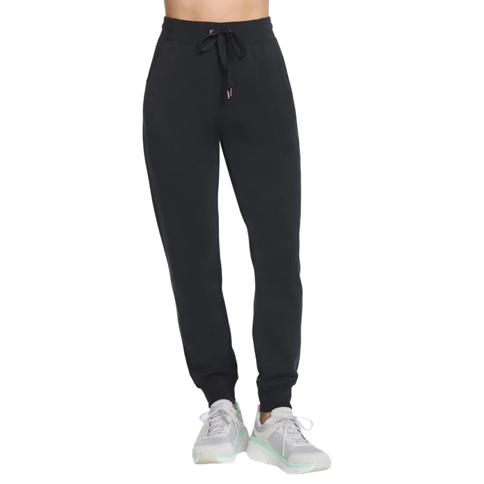 (S, Black) Skechers Womens/Ladies Skechluxe Elevate Jogging Bottoms