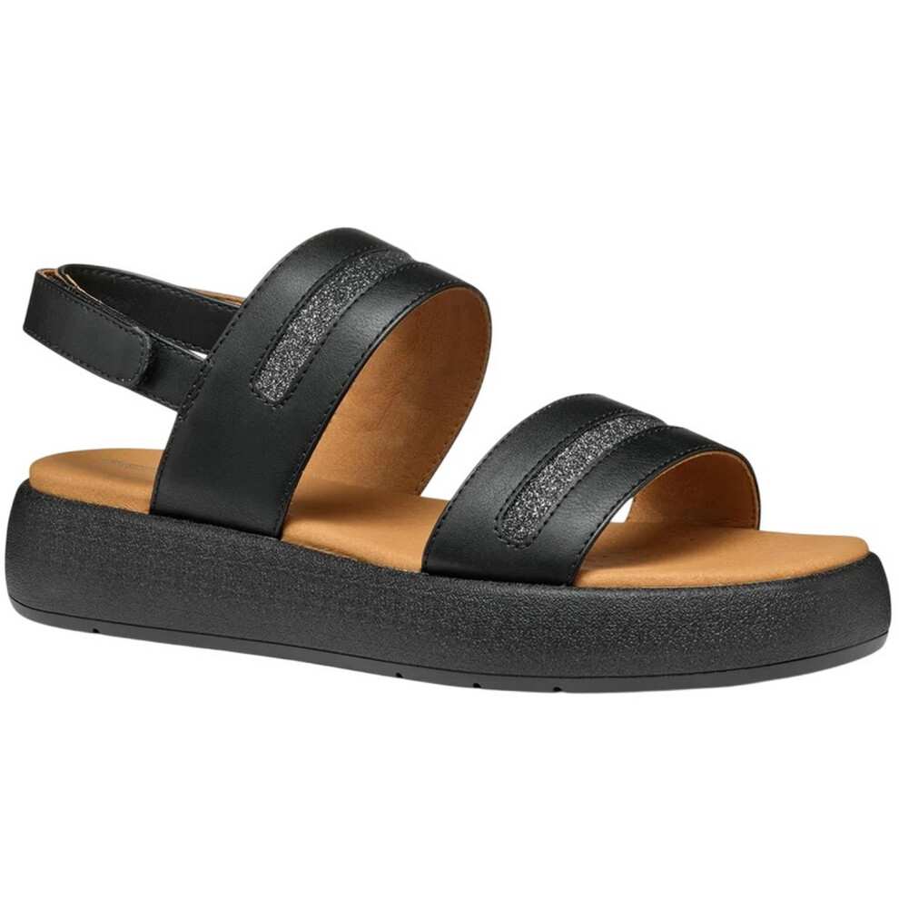 (3 UK, Black) Geox Womens/Ladies D Camalei Sandals