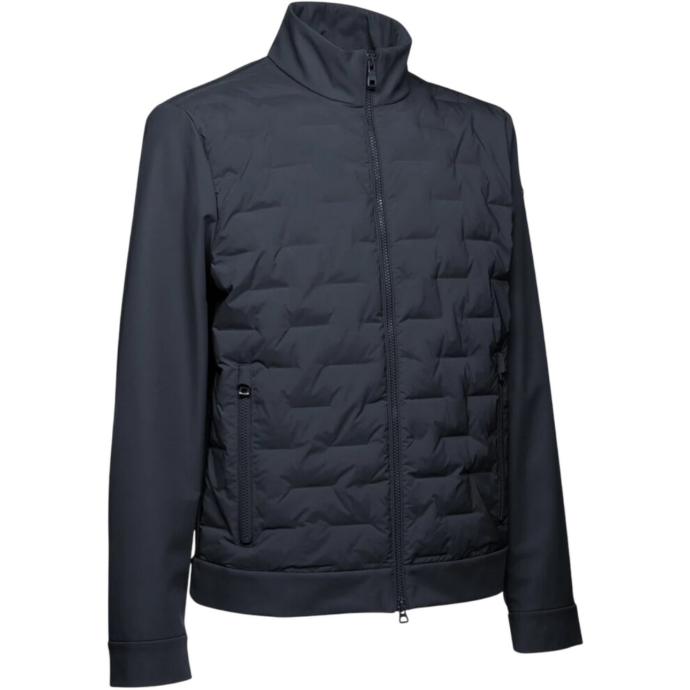 (38 in, Sky Captain) Geox Mens Sapienza Bomber Jacket