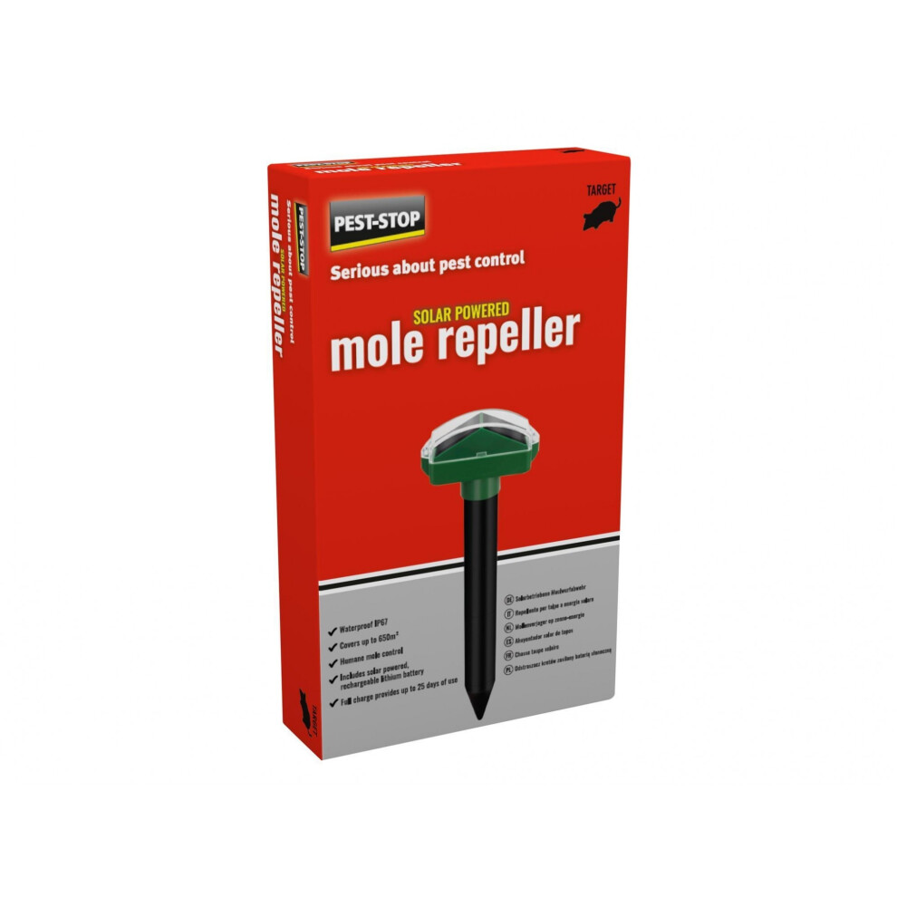 Pest-stop (pelsis Group) Solar-powered Mole Repeller-image-OPC-PGZD9VC-NEW
