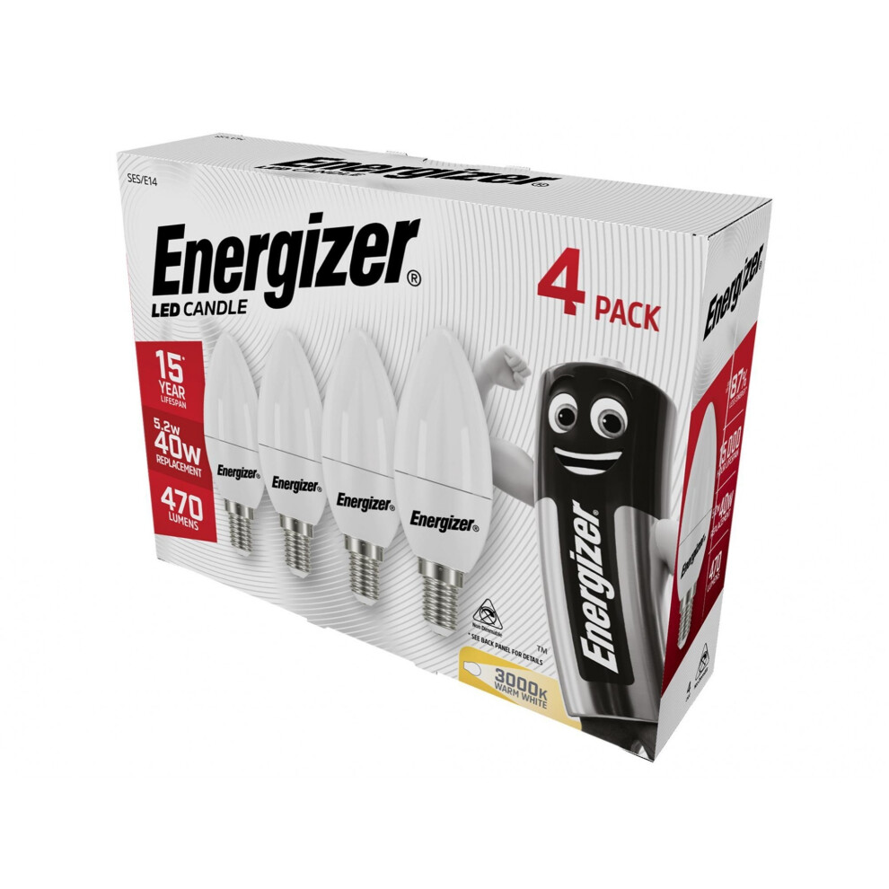 Energizer Led Opal Candle Non-dimmable Bulb