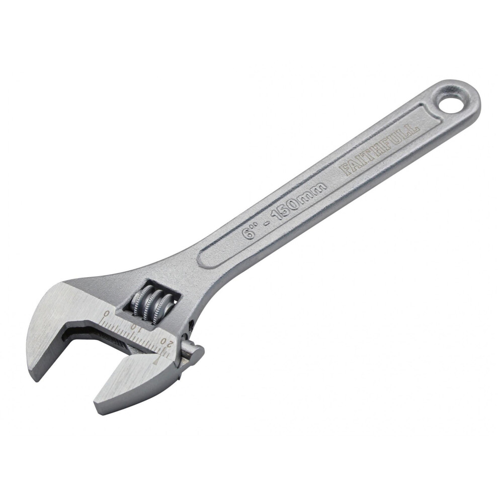 Faithfull Chrome Adjustable Spanner