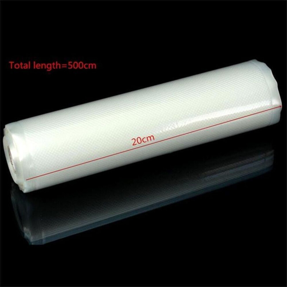Vacuum Heat Sealer Food Fresh Saver Rolls Storage Bag Saran Wrapper Flim Packaging Organizer