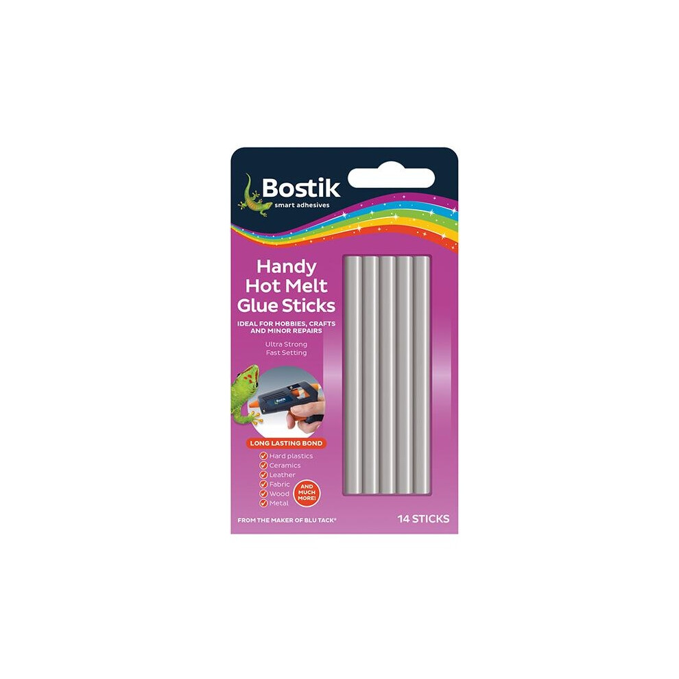 Bostik Handy Hot Melt Glue Sticks (pack 14)