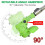 21V Cordless Strimmer Grass Trimmer Tree Cutter Garden Edger 2Batteries 7