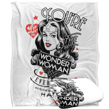 Justice League Everyone Wishes Wonder Woman Blanket