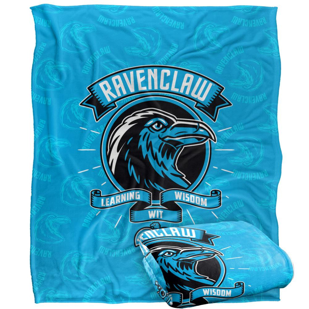 Harry Potter Learning, Wisdom, Wit Ravenclaw Blanket
