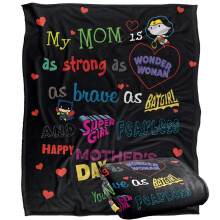 Justice League My Mom Is Mothers Day Blanket