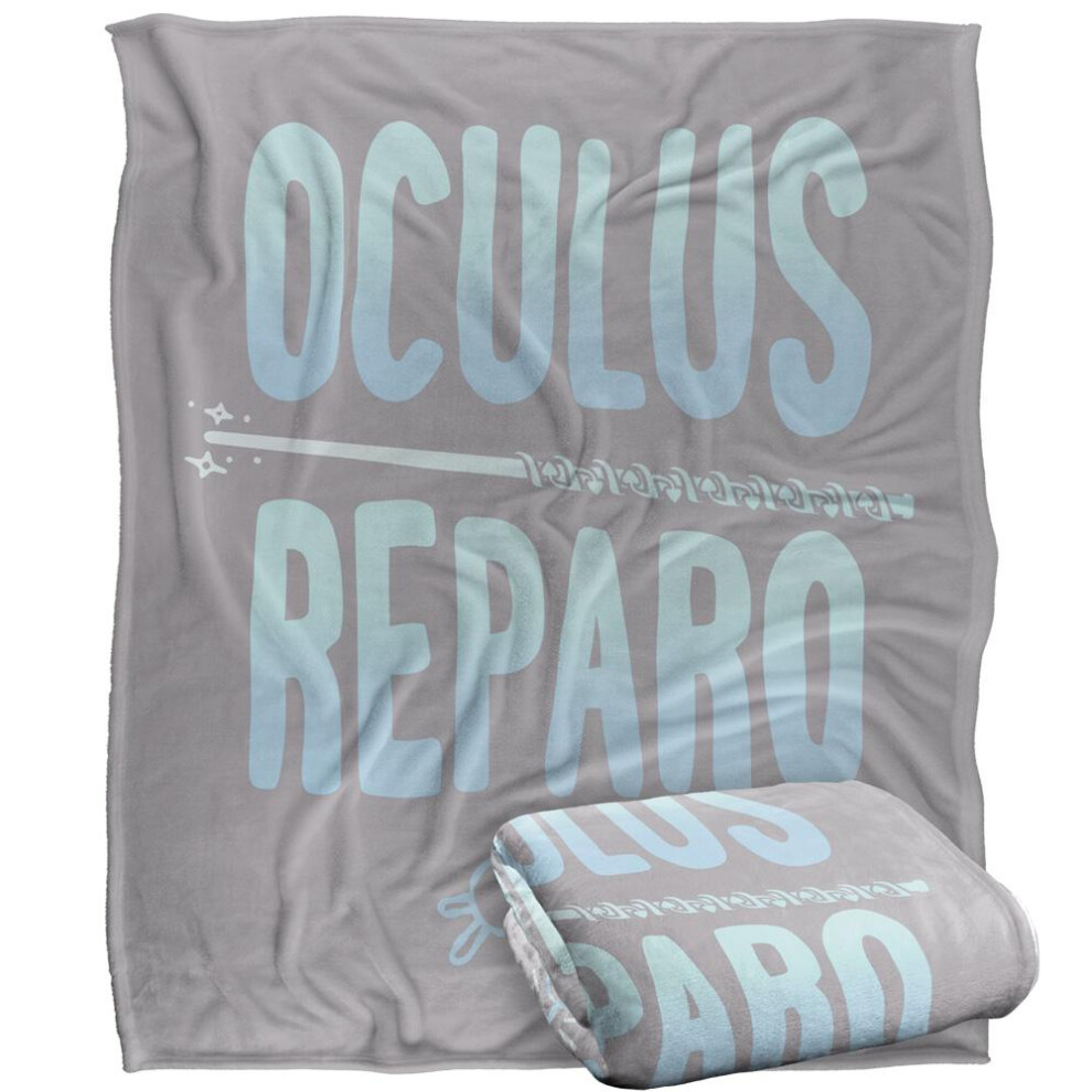 Harry Potter Oculus Reparo Wand Blanket