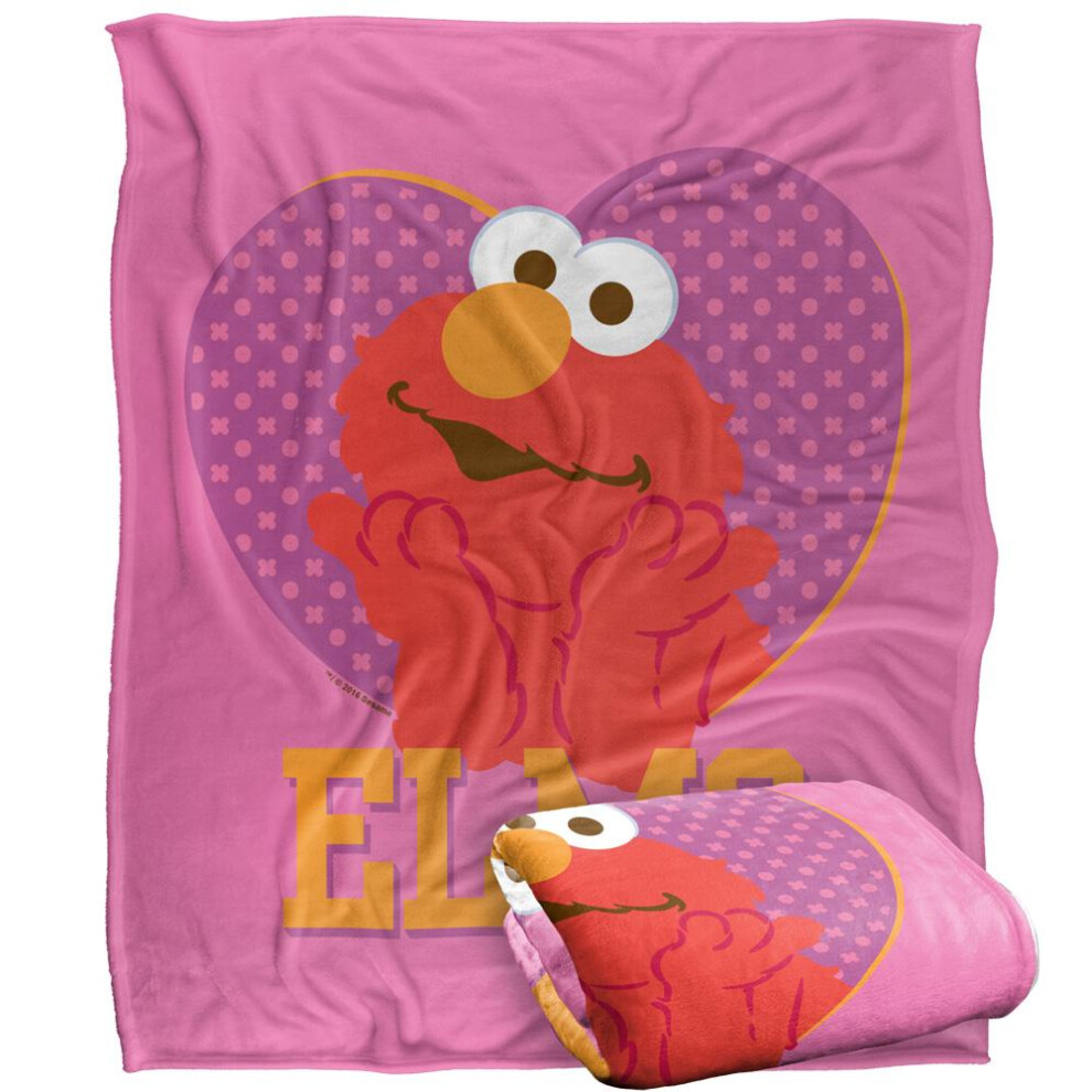 Sesame Street Heart Elmo Blanket