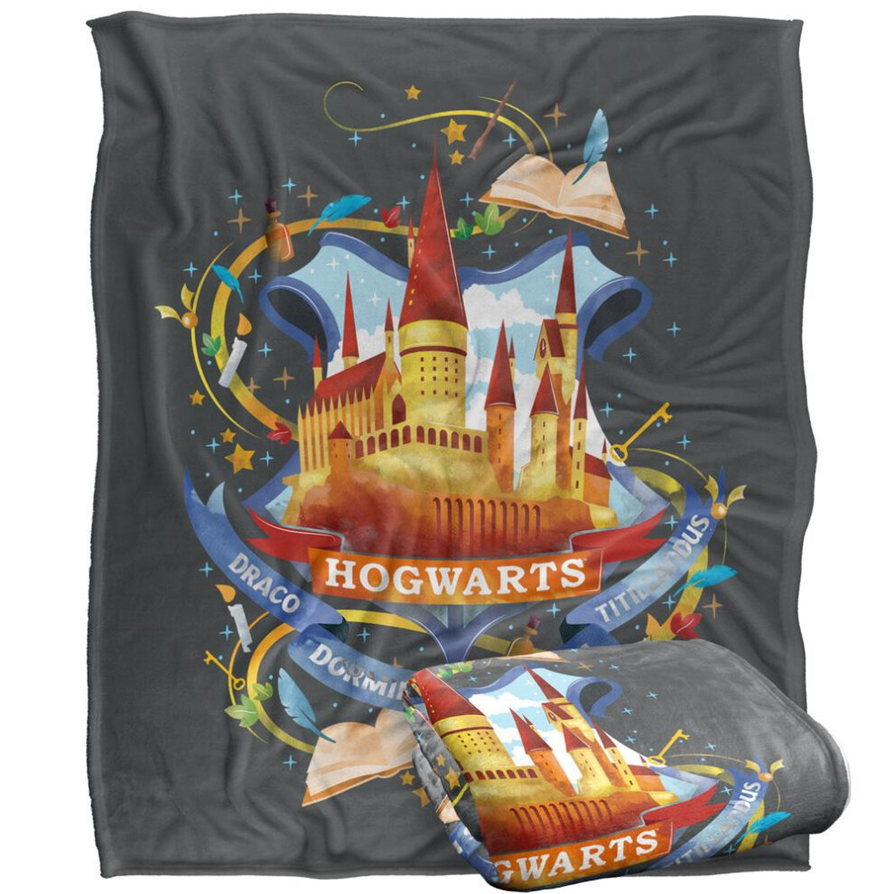 New Harry Potter Hogwarts Castle Blanket 152Cm