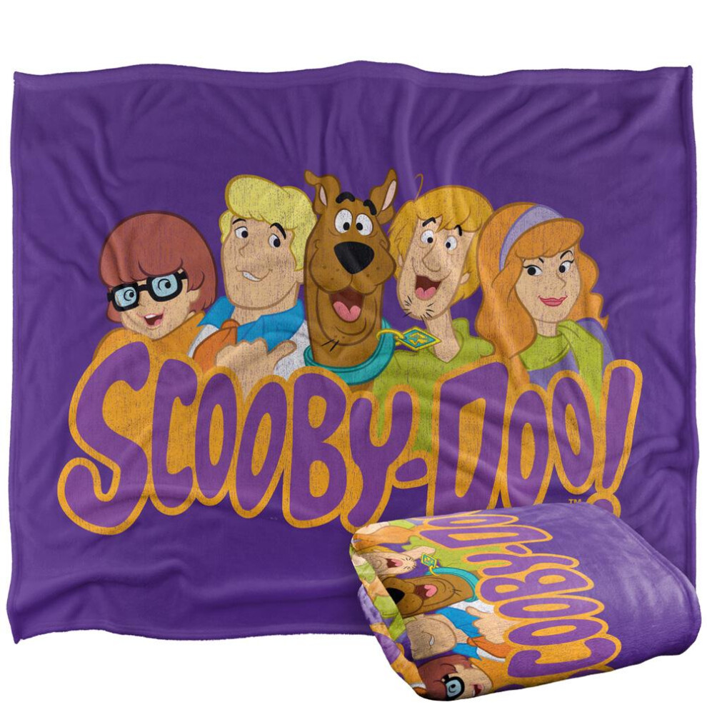 New Scooby Doo Group Shot Blanket 152Cm