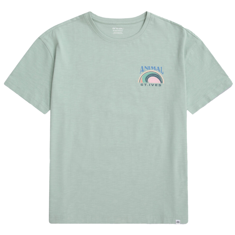 (8 UK, Green) Animal Womens/Ladies Leena St Ives T-Shirt