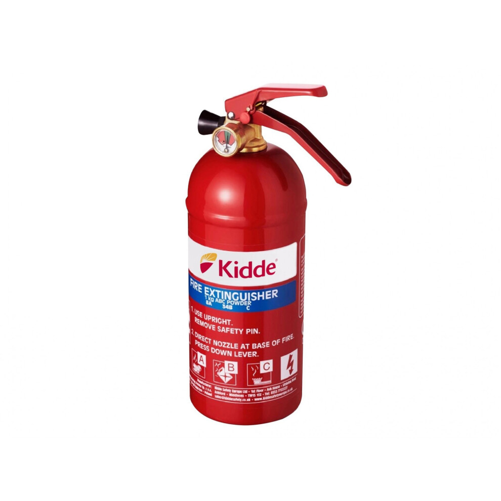 Kidde Multipurpose Fire Extinguisher 1.0kg Abc