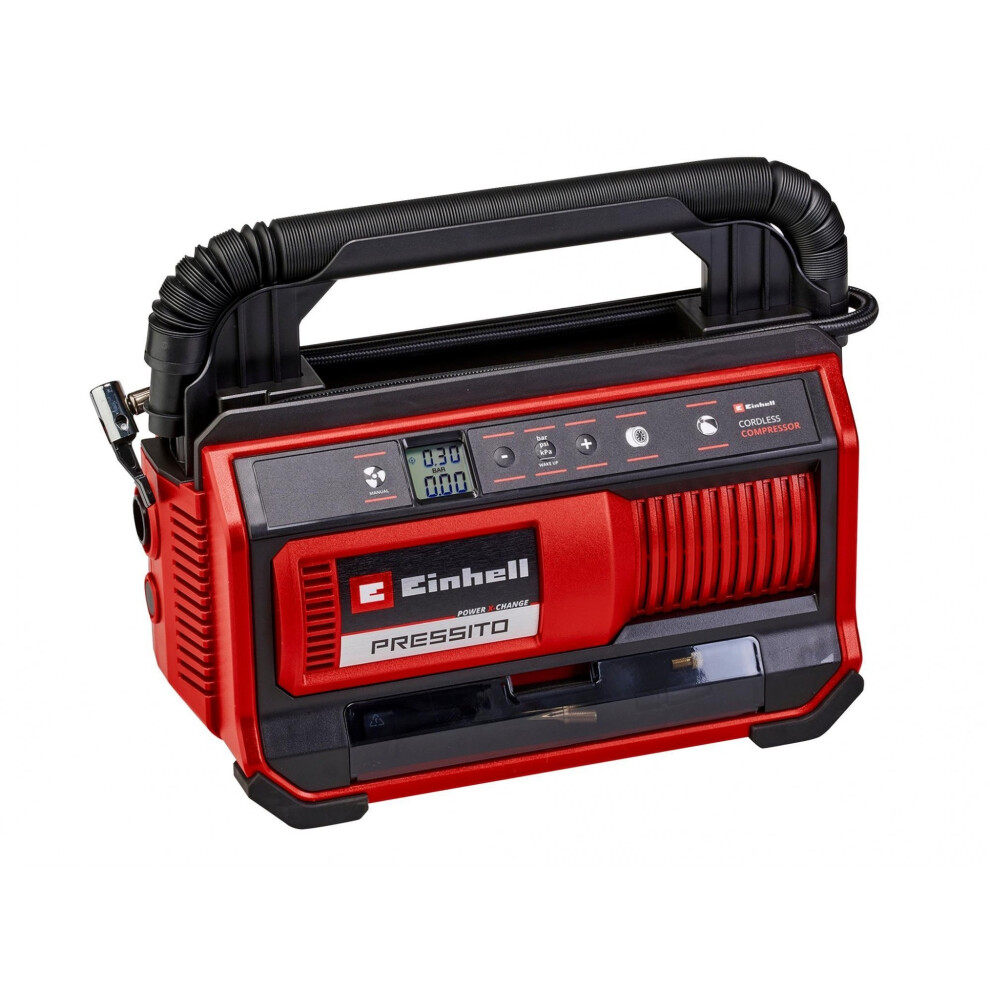 Einhell Pressito 18/25 Power X-change Air Compressor 18v Bare Unit