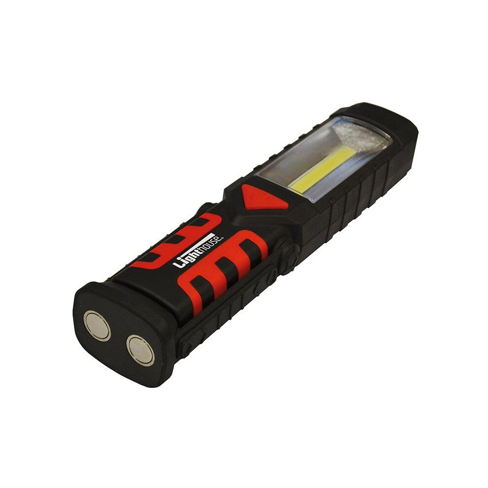 Lighthouse 3w Cob Led Swivel Base Torch 220 Lumens (blister Pack)