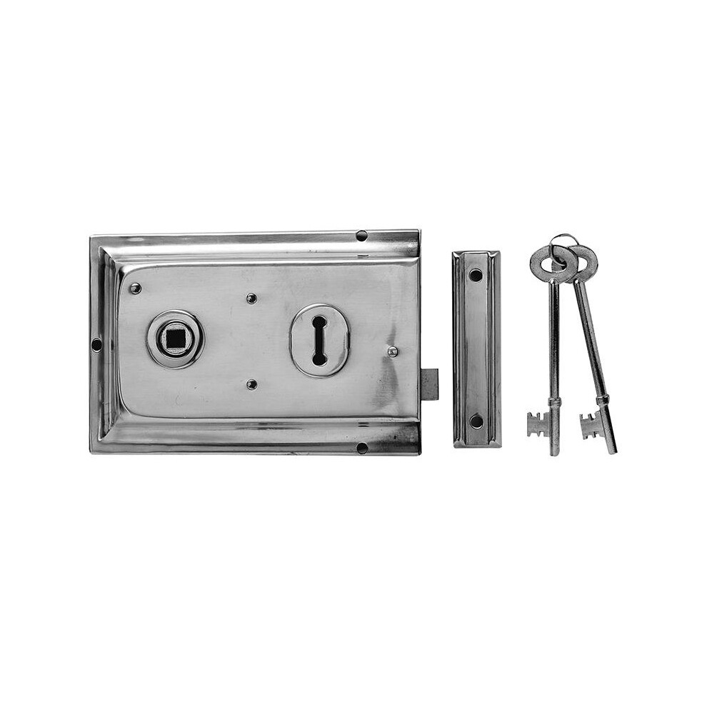 (156 X 104Mm, Chrome) Yale Locks P334 Rim Lock 156 X 104Mm 5063750550527