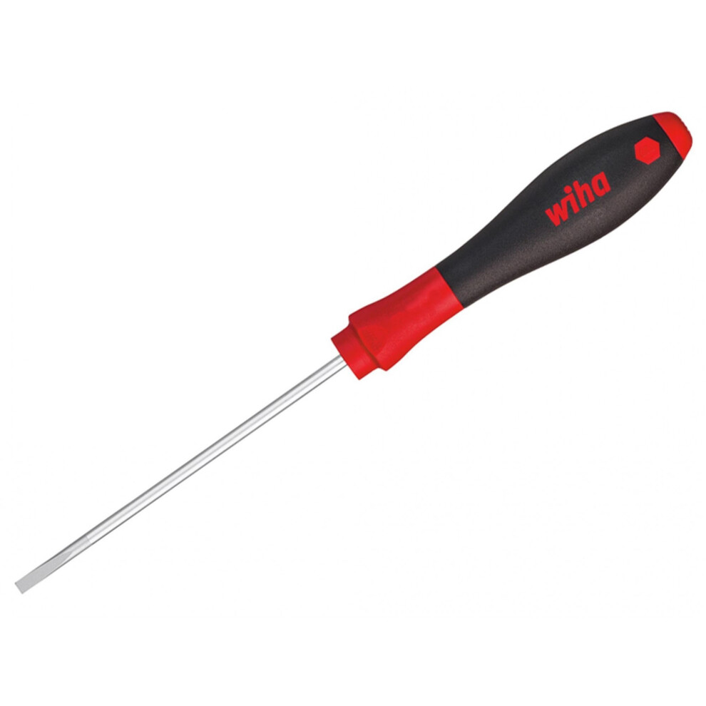 Wiha Softfinish Screwdriver, Slotted Tip