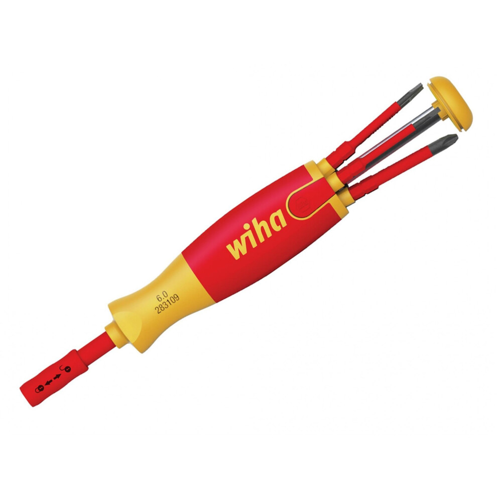 Wiha Liftup Electric Bit Magazine Sl/ph Screwdriver Set, 6 Piece-image-OPC-PGZDRBW-NEW