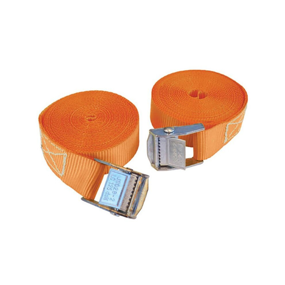 Faithfull Cam Style Tie-downs 25mm X 5m 2 Piece
