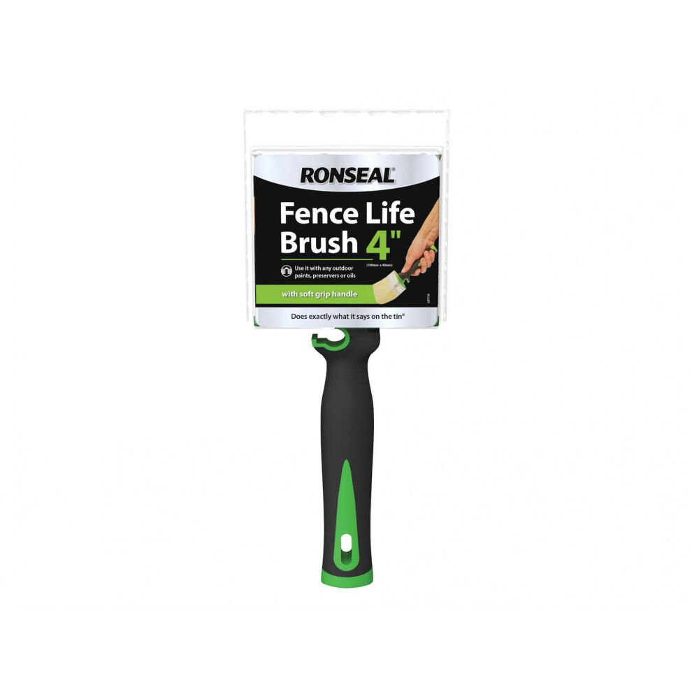 Ronseal Soft Grip Fence Life Brush 100 X 40mm