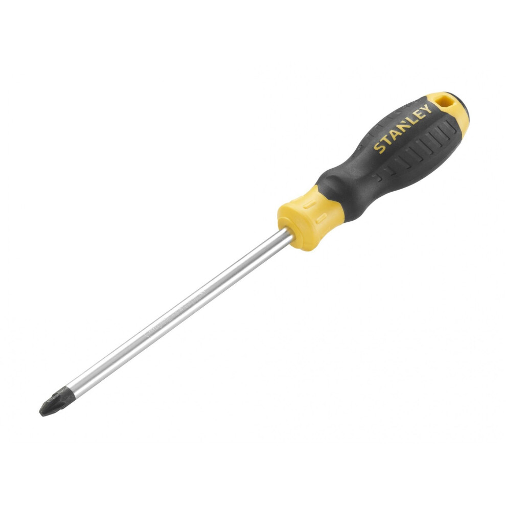 Stanley Hand Tools Cushion Grip Screwdriver, Pozidriv Tip