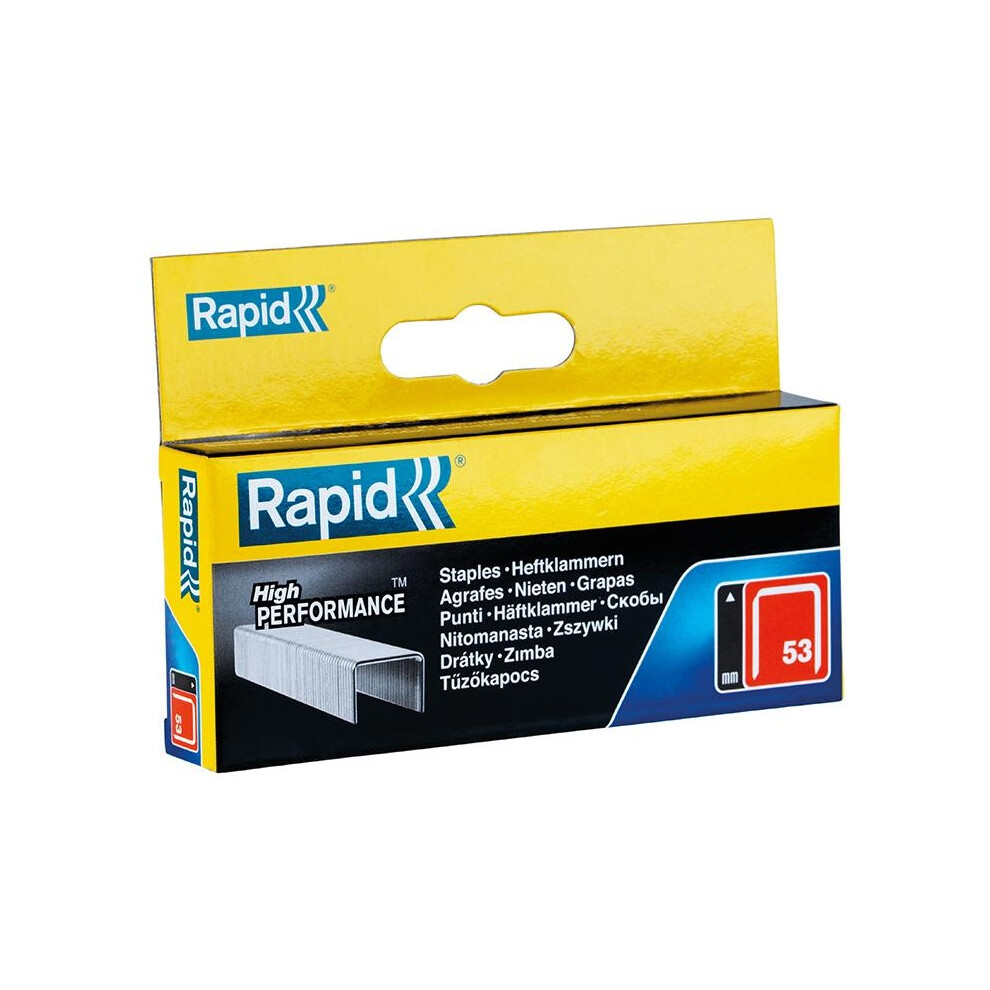New Rapid 53 Series Galvanised Staples