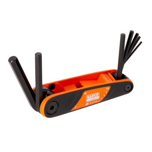 Bahco Bahco Be-9777b Hexagon Key Folding Set, 7 Piece