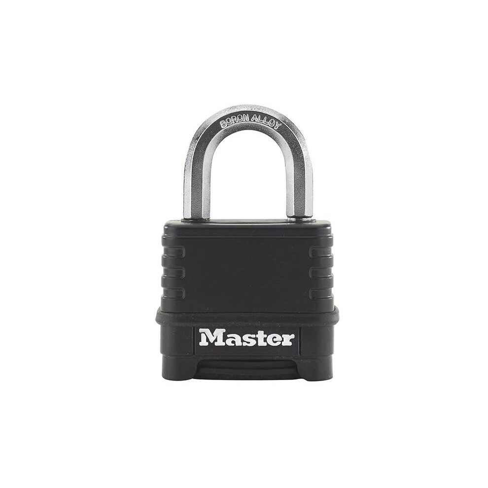 Master Lock Excell 4-digit Black Finish Combination 50mm Padlock