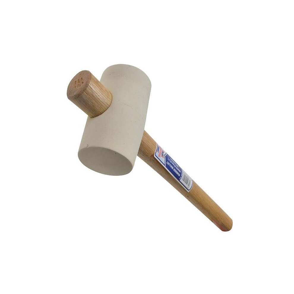 (57mm (2.1/4in), White) Faithfull Rubber Mallet