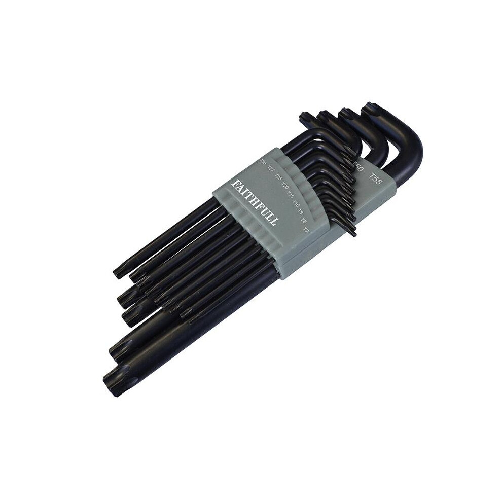 Faithfull Star Long Arm Key Set Of 13 (tx7-tx55)