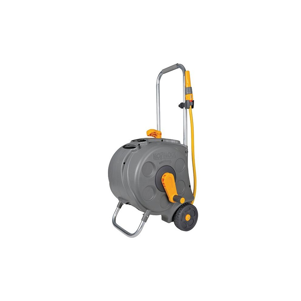 Hozelock 2416 Freestanding Compact Hose Reel + 30m Of 12.5mm Hose
