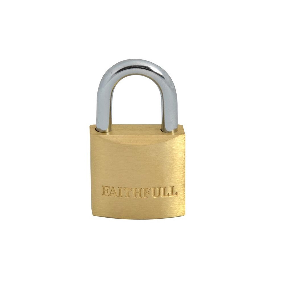 Faithfull Brass Padlock