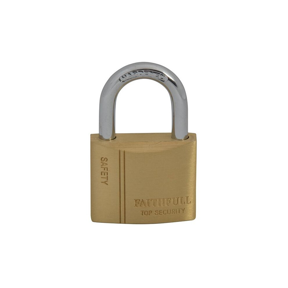 Faithfull Brass Padlock