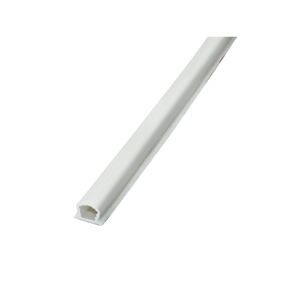 (9mm x 7mm, White) Faithfull Silicone Draught Excluder