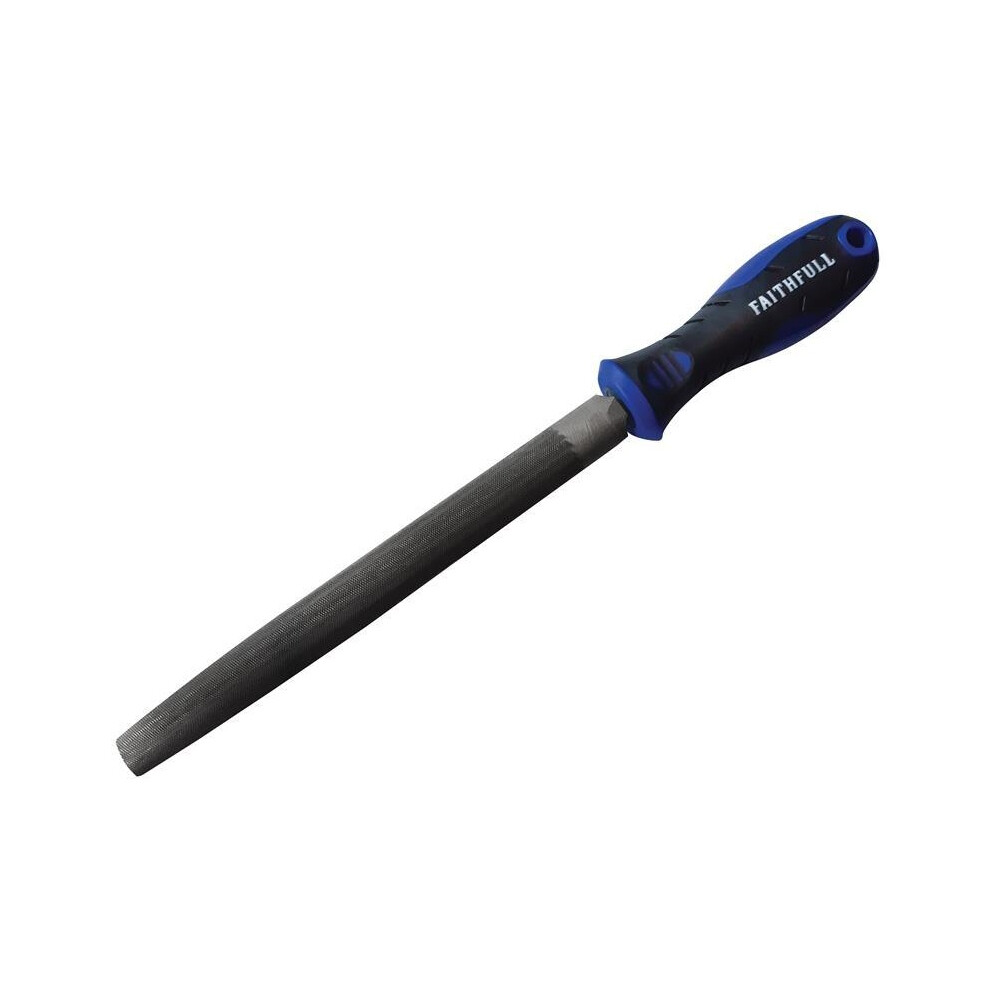 New Faithfull Half-Round Second Cut File, Handled