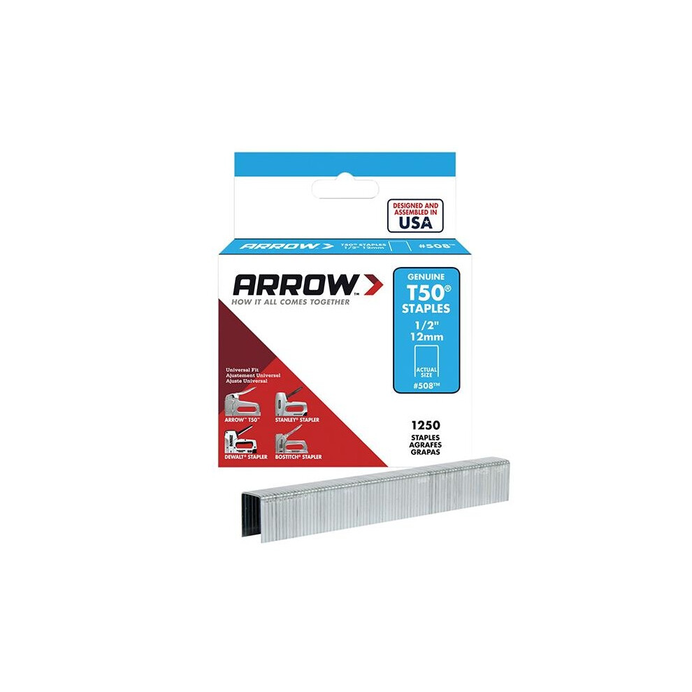 New Arrow T50 Staples Size 0.050