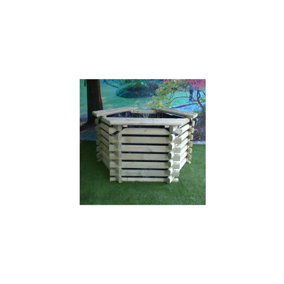 Photos - Inflatable Pool 75 Gallon Pool - Timber - W122 x H62 cm