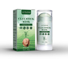 Green Tea Mask Stick, Purifying Clay Mask, Blackhead Remover,Poreless Deep Cleanse Mask Stick,Oil Control Face Mask, Skin Detoxifying Face Stick Mask