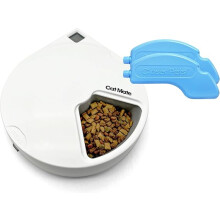 Cat Mate C500 Automatic 5 Bowl Pet Feeder with Digital Timer For Wet or Dry Pet Food, For Cats and Small Dogs, 5 Meals Up To 330g Each