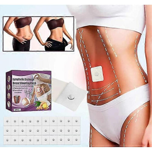 Ginger Patch Lymphatic Drainage Magnetic Slimming Patches Navel Sticker 1